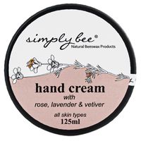 Simply Bee Hand Cream - Rose, Lavender & Vetiver 